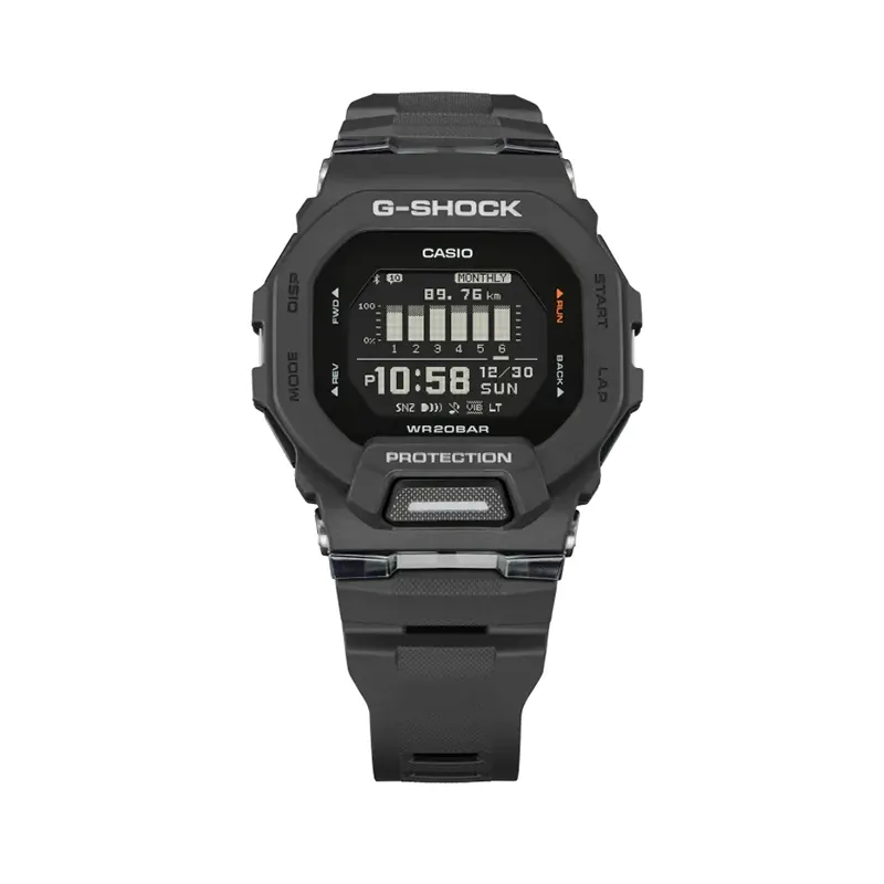 Casio G-Shock G-Squad Full Black Men's Watch- GBD-200-1DR